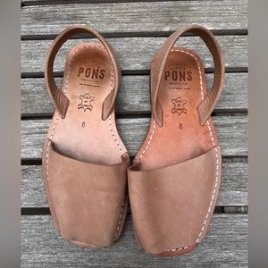 Avarca pons size 8 tan